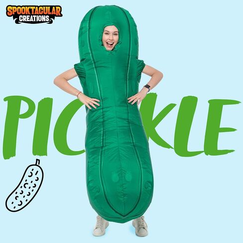 Spooktacular Creations Adults Halloween Inflatable Costumes, Pineapple Blow Up Costumes, Funny Inflatable Pineapple Suit for Halloween Costume Cosplay Fruit Themed Parties in Saudi Arabia