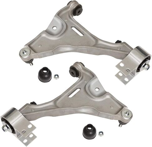 AUQDD 10Pc Front End Suspension Kit Fit For 2006-2011 Bu-ick Lucerne, Ca-dillac DTS, 2 Lower Control Arm w/Ball Joint 2 Sway Bar Link 4 Outer & Inner Tie Rod End (# K80354 K80355 K700528 EV260 ES3452) in Saudi Arabia