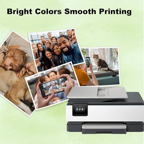 خرطوشة حبر 902 XL متوافقة مع HP 902XL HP902 (لون أسود، 4 عبوات كومبو) تعمل مع OfficeJet Pro 6978 6958 6968 6962 OfficeJet 6970 6975 6960 6950 6954 6951 6956 6961 6963 6964 6966 الطابعات in Kuwait