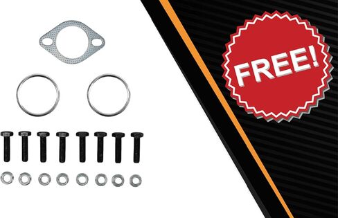 Exhaust Rear Catalytic Compatible for 2002-2006 Nissan Altima 3.5L | EPA-Approved | Stainless Steel | Northeastern Exhaust | Free Gaskets and Bolts & Nuts Included | Automotive Replacement Part in Saudi Arabia