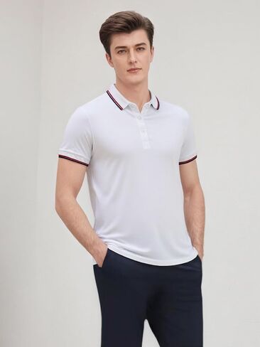 Unisex Short Sleeve Polo Shirts, Cotton Blend, Two Button Closure, Regular Fit, Sizes S-5XL in Saudi Arabia