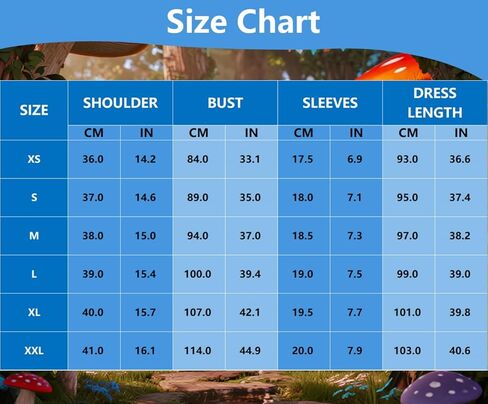 زي الهالوين للبالغين للنساء فستان أزرق للحفلات التنكرية مع جوارب عصابة الرأس in Kuwait