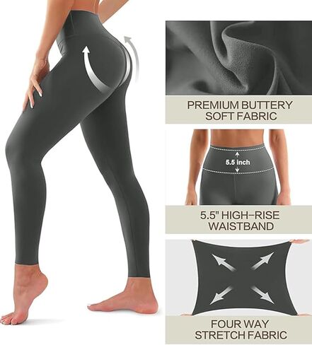 Women's V Back Scrunch Butt Lifting Leggings Seamless Impact Running Sweatpants High Waisted Tummy Control Yoga Pants in Saudi Arabia