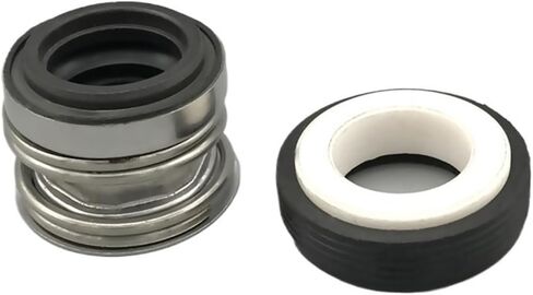 1pcs 166 Series Fit 3/8" 1/2" 5/8" 3/4" 7/8" 1" Mechanical Shaft Seal With Single Coil Spring For Water Pump Parts(15.88MM_CE-CA-NBR) in Saudi Arabia