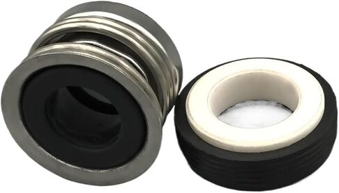 1pcs 166 Series Fit 3/8" 1/2" 5/8" 3/4" 7/8" 1" Mechanical Shaft Seal With Single Coil Spring For Water Pump Parts(15.88MM_CE-CA-NBR) in Saudi Arabia