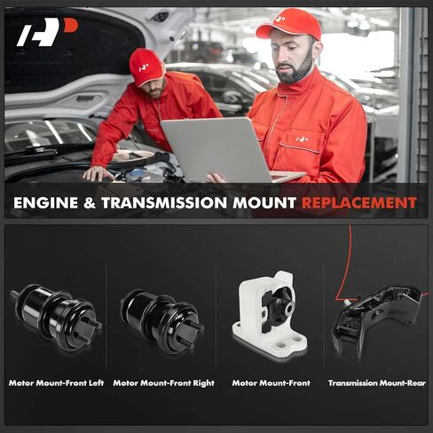 A-Premium 4PCS Engine Motor Mount and Transmission Mount Set Compatible with Subaru Outback, Legacy, 2015 2016 2017 2018 2019, 2.5L, Automatic CVT Transmission, Replace# 41022AL05B, 41022AJ14A in Saudi Arabia