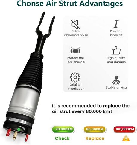 68059904AD Front Air Shock Strut Absorber Compatible with Right 2011-2016 Jeep Grand Cherokee WK2 SRT SRT8 Laredo Limited Overland Summit 68231882AA 68029902AB in Saudi Arabia