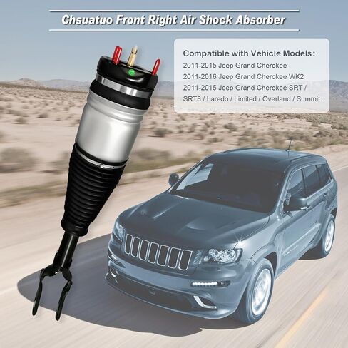 68059904AD Front Air Shock Strut Absorber Compatible with Right 2011-2016 Jeep Grand Cherokee WK2 SRT SRT8 Laredo Limited Overland Summit 68231882AA 68029902AB in Saudi Arabia