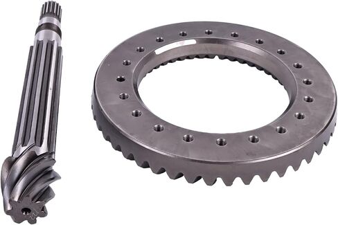 HOLDWELL New Ring & Pinion Gear Set A168883 Compatible with Case 580K 480F 480D 580E 480E 580SE 580SE 584E 585 585D 586D 584 586E 585E 584D in Saudi Arabia