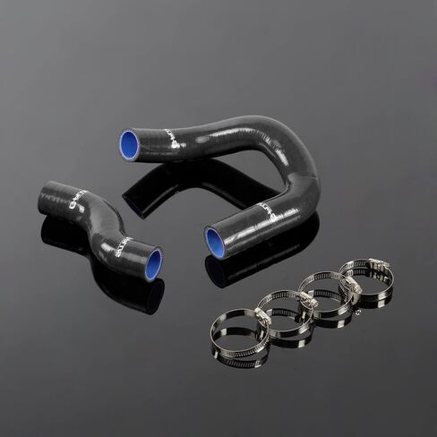 G-PLUS Silicone Radiator Coolant Hose Pipe Kit Clamps Compatible With 2009-2012 Nissan 370Z Z34 G37 Red 2pcs in Saudi Arabia