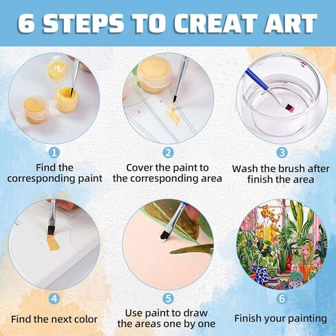 Aestalrcus Paint by Numbers Kit for Adults,Landscape Adult Paint by Number Kits,Painting by Number for Adults Beginner for Gift Home Wall Decor 16 * 20 Inch in Kuwait