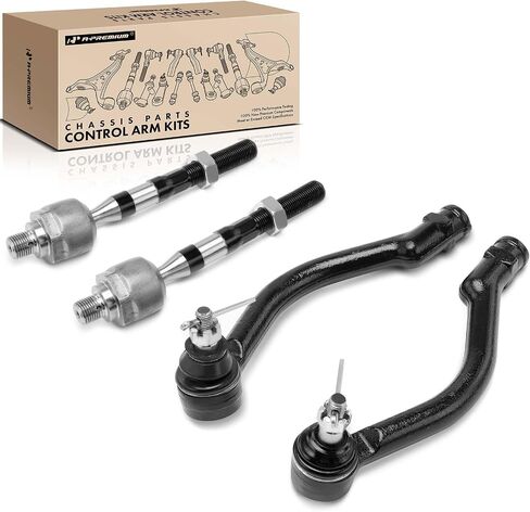 A-Premium Set of 4, Front Inner & Outer Tie Rod End Kit, Compatible with Hyundai Sonata 2006-2008, Azera 2006-2007 in Saudi Arabia