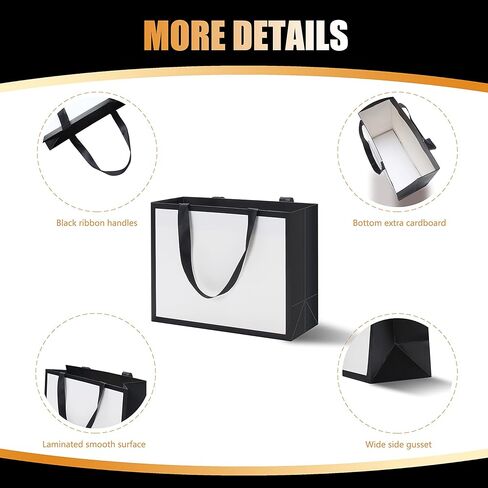 YACEYACE Pink Gift Bags Bulk, 20Pcs 10.5"x4.25"x8" Gift Bags Medium Size, Pink Paper Gift Bags for Valentines, Boutique, Wedding, Party, Birthday,Mother's Day in Kuwait