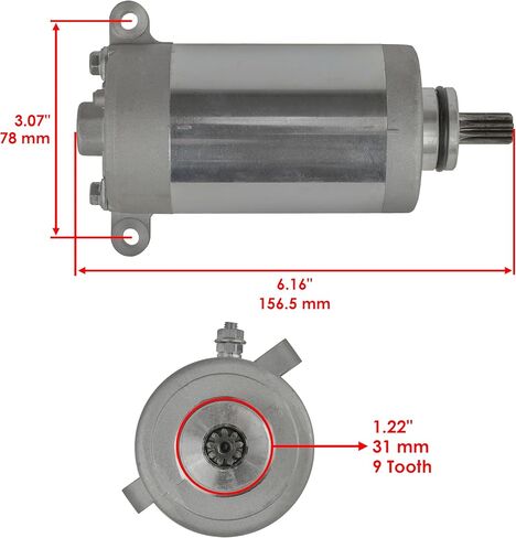 Caltric Starter Compatible With Kawasaki Bayou 220 Klf220 215Cc 1998-2002 in Saudi Arabia
