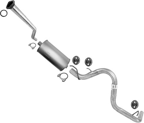 Exhaust Ext Pipe Muffler Tail Pipe Replacement Parts For 16-20 Toyota Tacoma 3.5 140.6 Wheelbase in Saudi Arabia
