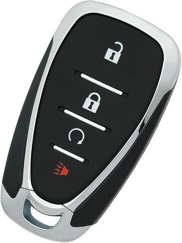 غطاء غطاء مفتاح Fob يناسب سيارة Chevy Bolt 2017-2018 Equinox 2018-2020 Trax 2017-2020 Sonic 2018-2020 Volt 2016-2019 Cruze بدون مفتاح غطاء التحكم عن بعد للسيارة HYQ4AA HYQ4AS (4 أزرار C) in Kuwait