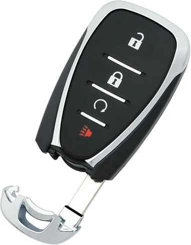 غطاء غطاء مفتاح Fob يناسب سيارة Chevy Bolt 2017-2018 Equinox 2018-2020 Trax 2017-2020 Sonic 2018-2020 Volt 2016-2019 Cruze بدون مفتاح غطاء التحكم عن بعد للسيارة HYQ4AA HYQ4AS (4 أزرار C) in Kuwait