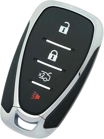 Key Fob Shell Case Replacement Fits for Chevy Bolt 2017-2018 Equinox 2018-2020 Trax 2017-2020 Sonic 2018-2020 Volt 2016-2019 Cruze Keyless Entry Car Remote Cover HYQ4AA HYQ4AS (4 Buttons C) in Kuwait