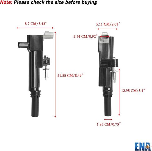 ENA Set of 3 Ignition Coil and Wire Set Compatible with Dodge Jeep Mitsubishi Ram Dakota Durango Nitro Ram 1500 Commander Grand Cherokee Liberty Raider 1500 Dakota 3.7L Replacement for UF640 in Saudi Arabia
