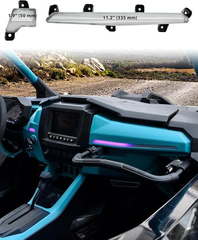 مجموعة مصابيح LED باللون الأرجواني من SAUTVS لملحقات Polaris RZR PRO XP/R/S 2025+، مادة ABS مقاومة للماء IP67 (استبدال OEM #2418039، #2418040) in Saudi Arabia