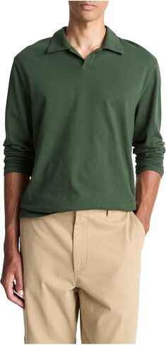 Vince Men's Garment Dye L/S Johnny Collar in Saudi Arabia