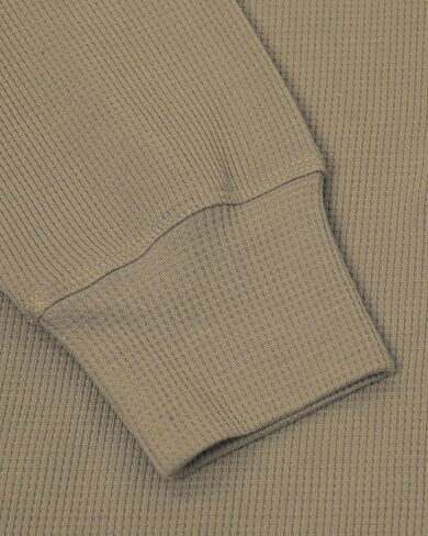 قمصان Kingsted Henley للرجال - أكمام طويلة وافل حراري Henley - أزرار على شكل قشرة جوز الهند - ملاءمة كلاسيكية مريحة in Kuwait