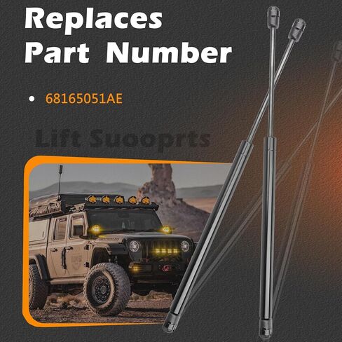 29.13 in 2 PCS Liftgate Lift Support Tailgate Hatch Struts Gas Spring Shocks Rod Compatible with Jeep 2014-2021 Grand Cherokee Replaces # 68165051AE (Note: w/o Power Liftgate) in Saudi Arabia