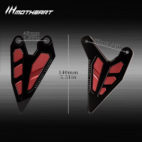 Motorcycle Foot Pegs with Heel Guard For Z7 Hybrid 2024-2025 Ninja 7 Hybrid 2024-2025 CNC T6 6061 Aluminum Heat Resistant Easy Installation z7 hybrid ninja 7 Accessories (Green) in Saudi Arabia