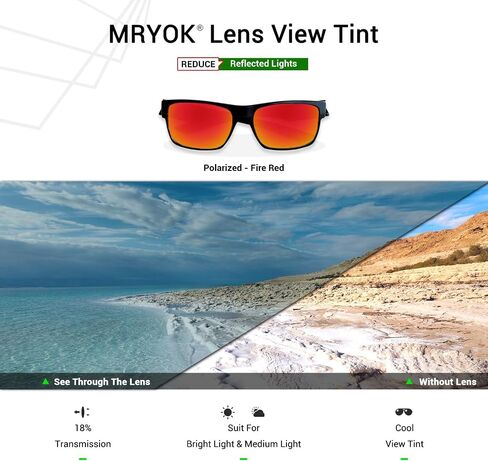 Mryok Replacement Lenses for Maui Jim World Cup MJ266-64mm - Options in Saudi Arabia