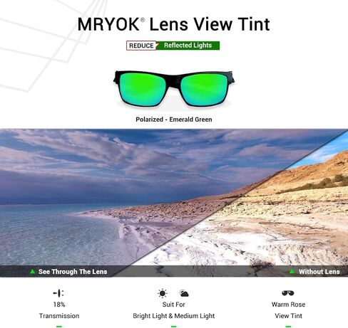 Mryok Replacement Lenses for Maui Jim World Cup MJ266-64mm - Options in Saudi Arabia