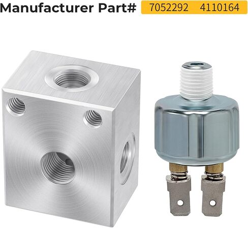 M MATI Front Cross Fitting & Brake Stoplight Pressure Switch for Polaris Sportsman 500 570 600 Trail Blazer Trail Boss Scrambler Magnum Xplorer Xpedition H-awkeye Diese-l Worker 7052292 4110164 in Saudi Arabia
