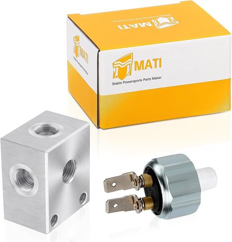 M MATI Front Cross Fitting & Brake Stoplight Pressure Switch for Polaris Sportsman 500 570 600 Trail Blazer Trail Boss Scrambler Magnum Xplorer Xpedition H-awkeye Diese-l Worker 7052292 4110164 in Saudi Arabia