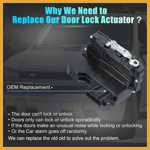 محرك المُشغل الإلكتروني لقفل الباب الخلفي الأيسر لاستبدال Ford Escape 2001-2007 No.6L8Z7826413B in Kuwait