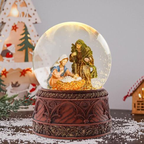 عيد الميلاد سنو غلوب الموسيقية - رجل الزنجبيل سنو غلوب كاندي هاوس عيد الميلاد المياه سنو غلوب LED ضوء تغيير صندوق الموسيقى ديكور المنزل عيد الميلاد للأطفال in Kuwait