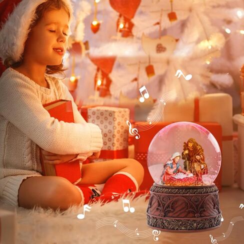 عيد الميلاد سنو غلوب الموسيقية - رجل الزنجبيل سنو غلوب كاندي هاوس عيد الميلاد المياه سنو غلوب LED ضوء تغيير صندوق الموسيقى ديكور المنزل عيد الميلاد للأطفال in Kuwait