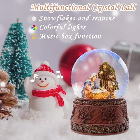 عيد الميلاد سنو غلوب الموسيقية - رجل الزنجبيل سنو غلوب كاندي هاوس عيد الميلاد المياه سنو غلوب LED ضوء تغيير صندوق الموسيقى ديكور المنزل عيد الميلاد للأطفال in Kuwait