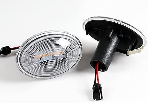 EPARTS مصابيح أمامية للحاجز الجانبي LED كاملة متوافقة مع 07-15 ميني كوبر R55 R56 R57 R58 R59 2007 2008 2009 2010 2011 2012 2013 2014 2015 (عدسة دخان بيضاء LED) in Saudi Arabia