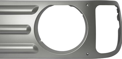 HECASA Front Pair Headlight Bezels Compatible with Mack CV713 Truck Front Light Lamp Headlamp Door Cover Trim Plastic(ABS) Driver & Passenger Side Chrome Silvery in Saudi Arabia