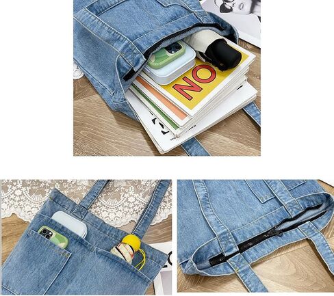 Farm4Far Women Denim Bow-tie Tote Shoulder Sling Hand Bags in Saudi Arabia