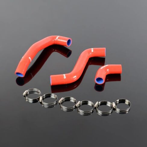 G-PLUS Silicone Radiator Coolant Hose Kit Clamps Compatible With Scion XB XA BB 1NZ-FE/2NZ-FE 2004 2005 2006 2007 Red in Saudi Arabia