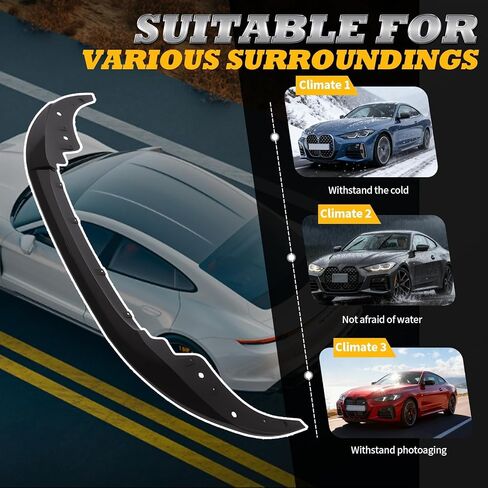 Front Lip Splitter Spoiler Compatible with 4 Series Coupe G22 G23 430i M440i 2021-2025 Bumper Splitter ABS Gloss Black Diffuser Chin Lip Protection in Saudi Arabia