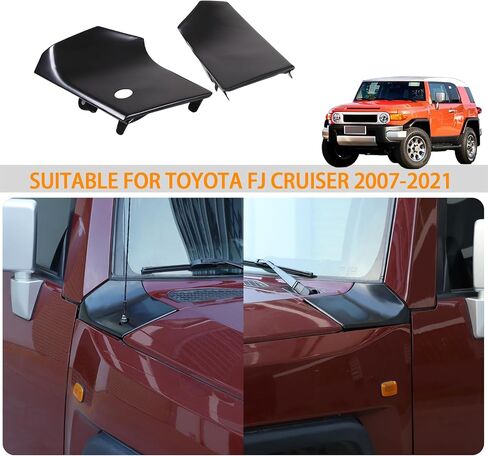 Hood Side Body Armor Outer Cowling Cover Compatible with Toyota FJ Cruiser 2007-2021, Body Armor Corner Guard Replacement, Engine Side Corner Guards Replacement Kit (Left) in Saudi Arabia