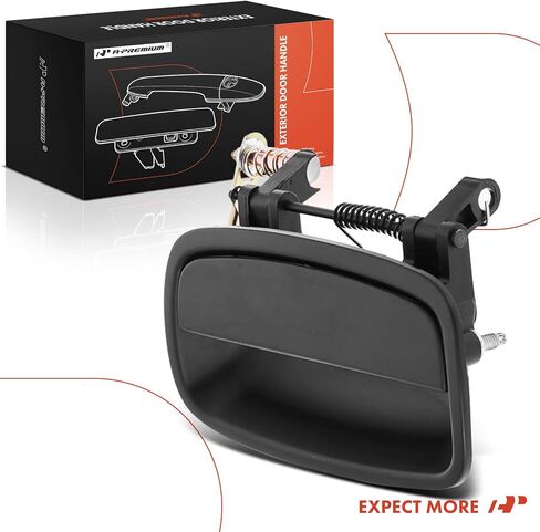 A-Premium Rear Right Passenger Side Exterior Door Handle Compatible with Kia Sportage 2000 2001 2002, Primed Black, Replace# 0K08A-72410XX in Saudi Arabia