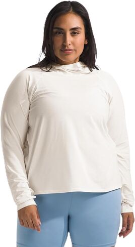 THE NORTH FACE Women's Adventure Sun Hoodie (Standard and Plus Size), White Dune, Small in Saudi Arabia