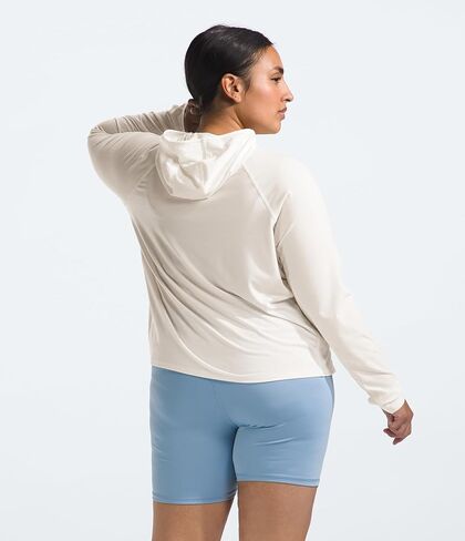 THE NORTH FACE Women's Adventure Sun Hoodie (Standard and Plus Size), White Dune, Small in Saudi Arabia