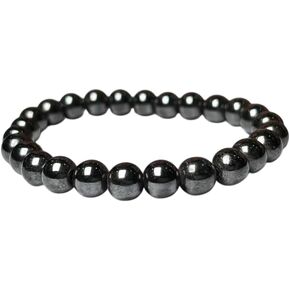 8mm Magnetite stone Round Beads Stretch Bracelet in Saudi Arabia