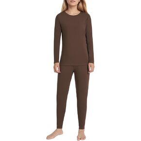 Latuza Women's Petite Thermal Underwear Set Fleece Lined Long Johns in Kuwait