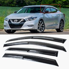 يناسب 2016-2023 نيسان ماكسيما ثلاثية الأبعاد JDM Mugen Style حاجب النافذة واقي المطر منحرف in Kuwait