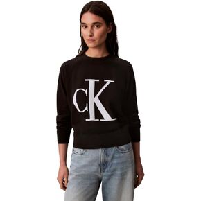 Calvin Klein Women's Monogram Logo Mockneck Sweater in Saudi Arabia