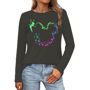 Magic Kingdom Shirts for Women Funny Cute Princess Shirt Casual Vacation Long Sleeve Sweatshirts in Kuwait